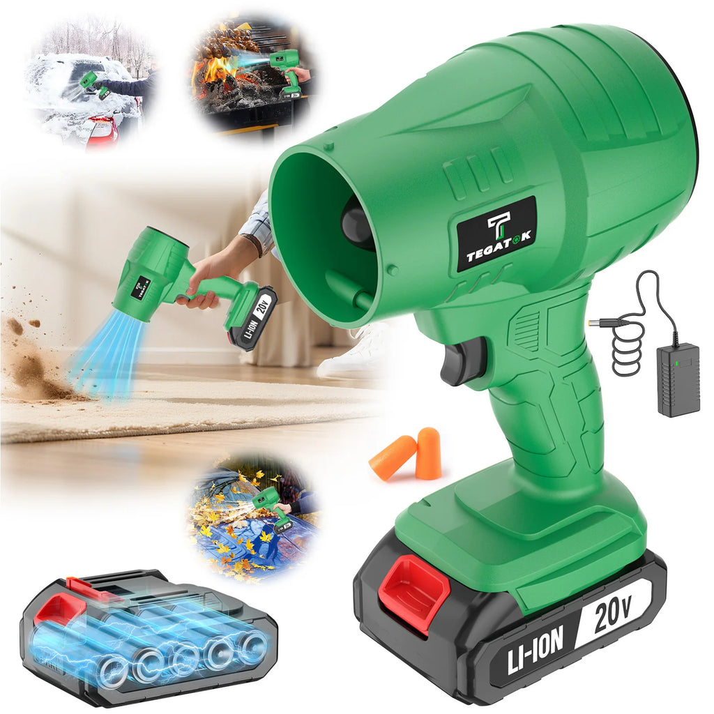 Portable Cordless Turbo Blower – Handheld Battery Powered Cleaning Tool
