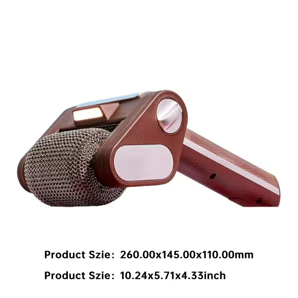 Electric Grill Cleaning Brush – Rechargeable Stainless Steel BBQ Cleaner with Replaceable Brush Head