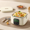 Electric Lunch Box Food Warmer – Portable Rechargeable Heated Lunch Container with Digital Temperature Display