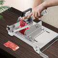 Manual Meat Slicer – Stainless Steel Meat Cutter for Thin Slices of Meat, Vegetables & Cheese