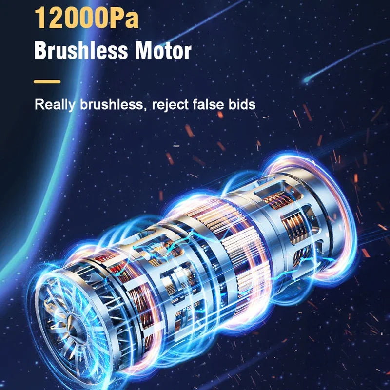 Portable Cordless Car Vacuum Cleaner – Handheld Mini Vacuum for Home & Auto