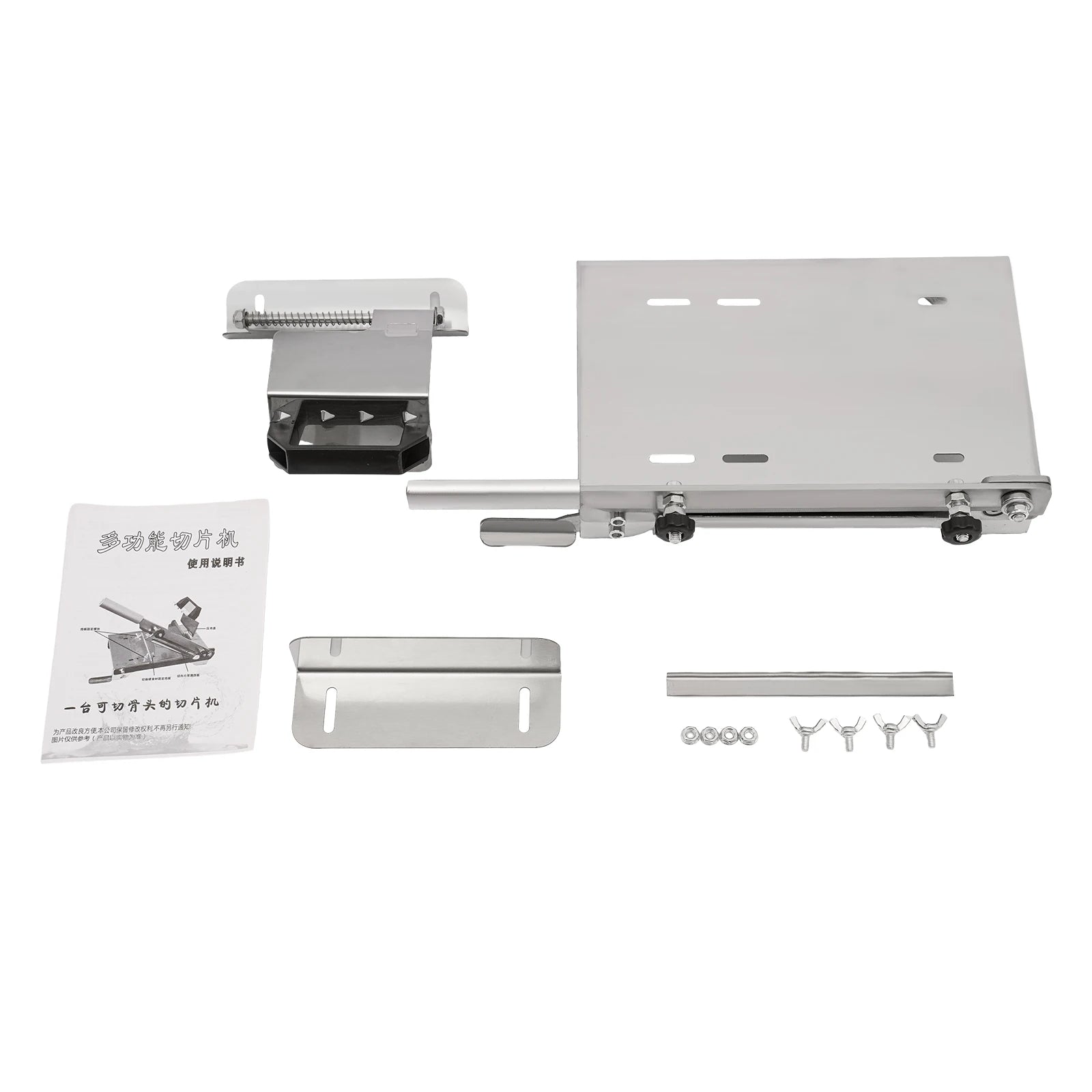 Manual Meat Slicer – Stainless Steel Meat Cutter for Thin Slices of Meat, Vegetables & Cheese