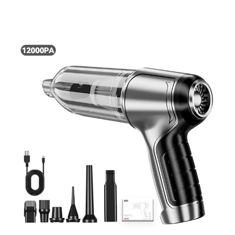 Portable Cordless Car Vacuum Cleaner – Handheld Mini Vacuum for Home & Auto